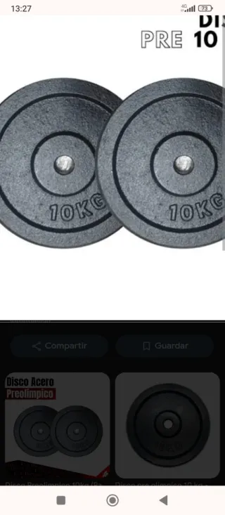 Admito ofertas 2 Discos de 10kg