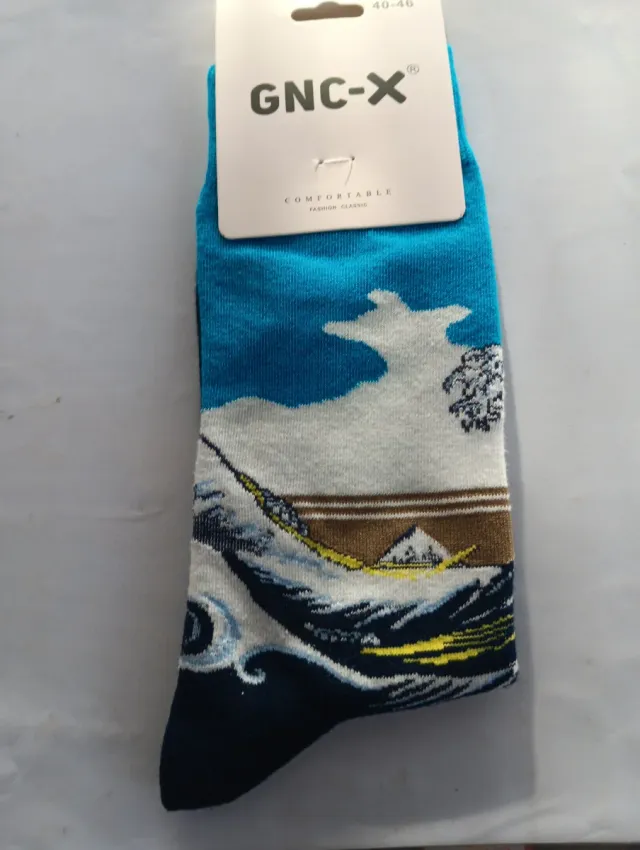 Calcetines GNC-X Diseño Japonés Algodón Talla 40