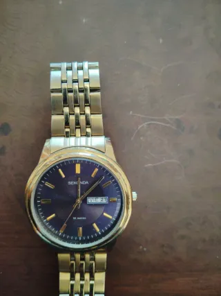 Reloj Sekonda Dorado y Azul