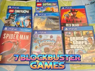 PS4 Slim 500GB + 2 Mandos + 7 Giochi