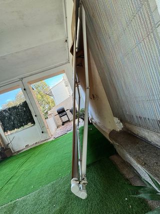 Toldo Siroco extensible manual beige