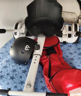 Kit Hoverboard con Casco y Funda Roja