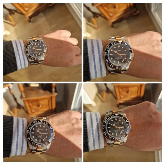 Seiko Mod Root Beer GMT Automático