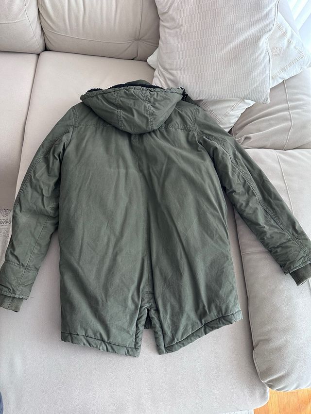 Abrigo Tommy Hilfiger Hombre Talla S Verde