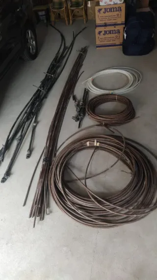 Tubos de riego goteo