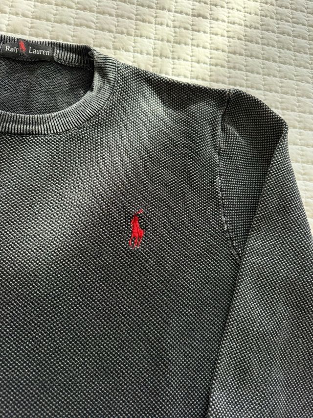 Felpa Ralph Lauren Grigia Uomo