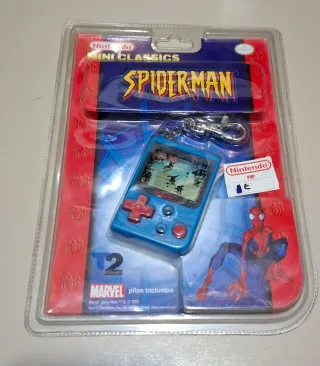 Llavero Nintendo Spiderman Mini Game máquina