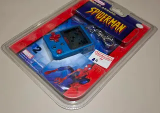 Llavero Nintendo Spiderman Mini Game máquina