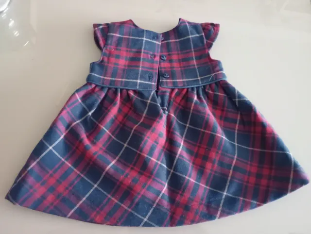 Vestido de cuadros para bebé 1 mes Primark