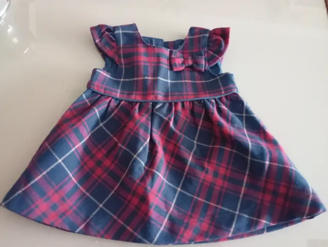Vestido de cuadros para bebé 1 mes Primark
