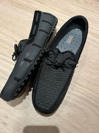 Mocasines SWIMS Malla y Goma Negro Talla 42