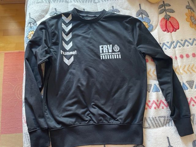 Sudadera Hummel Fundación Real Valladolid Negra
