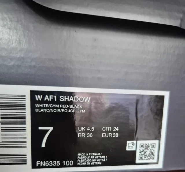 Nike Air Force 1 Shadow Mujer Talla 38.