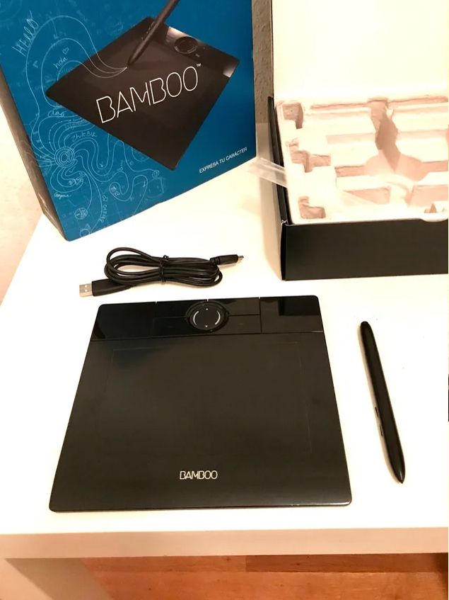 Tableta Gráfica Wacom Bamboo Negra