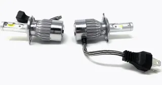 2 Fari Led Auto E Moto C6 H4 6000K Luce Bianca