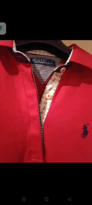 Polo Ralph Lauren donna rossa taglia M