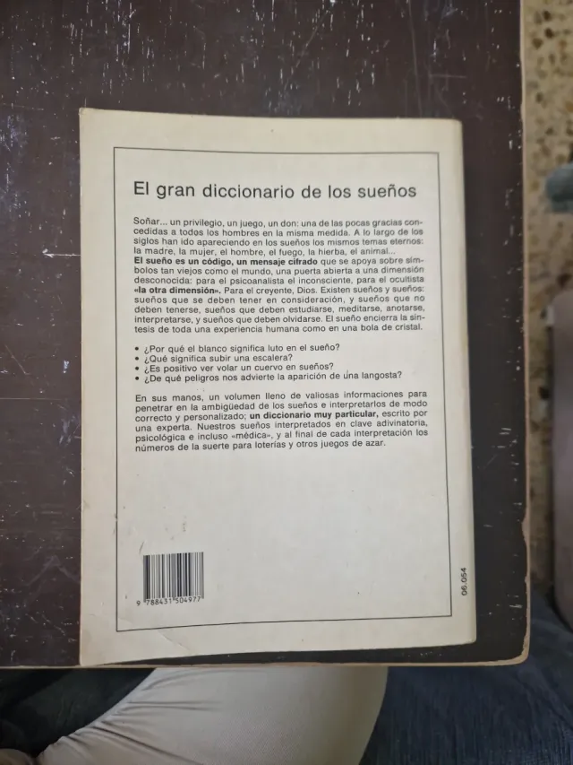 " El gran diccionario de los sueños "