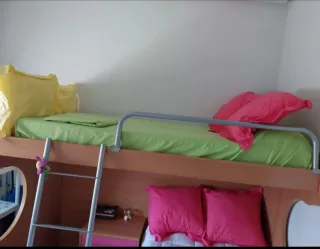 Estructura Litera Madera y Metal