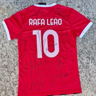 Maglia Milan Leao autografata Taglia S