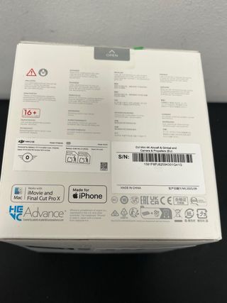 DJI Mini 4K Dron Cámara 4K UHD