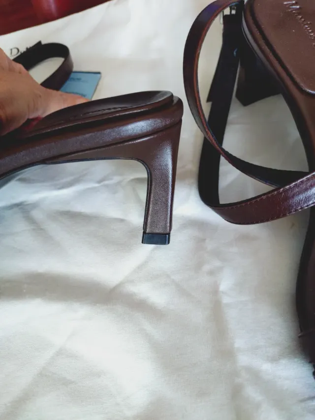 Sandalias Massimo Dutti Marrón Talla 38