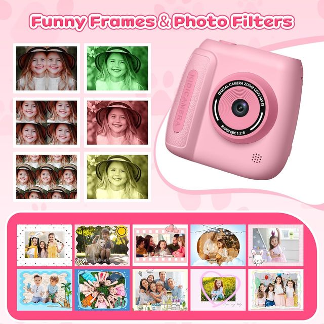 NUEVO - Cámara Infantil Hangrui Rosa 2.4 Pul