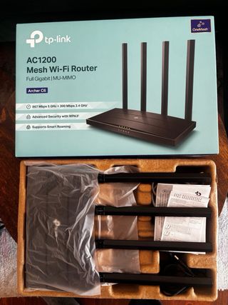 TP-Link Archer C6 AC1200 Router + RE300