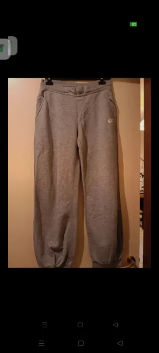 Pantalone tuta uomo Nike grigio taglia M