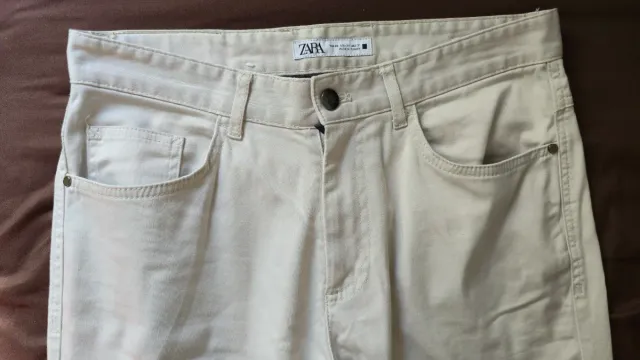 Pantalón Zara blanco como nuevo