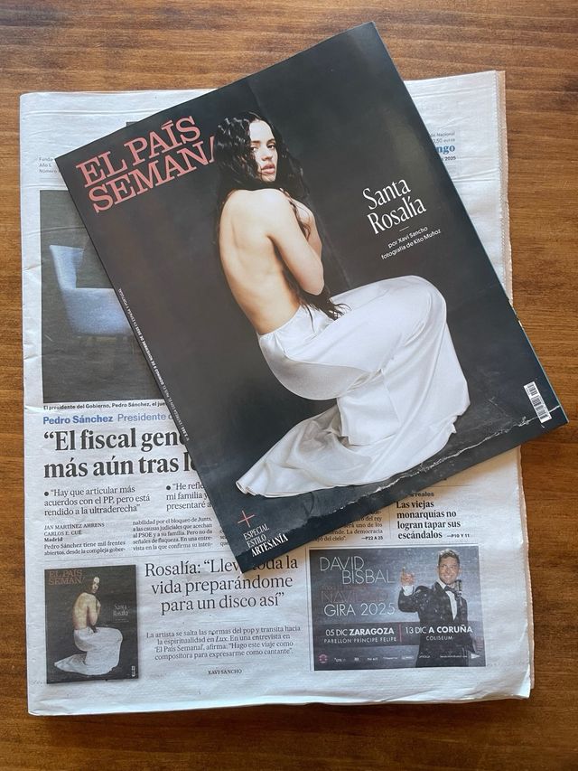 ROSALÍA LUX Revista El País Semanal Santa Rosalía