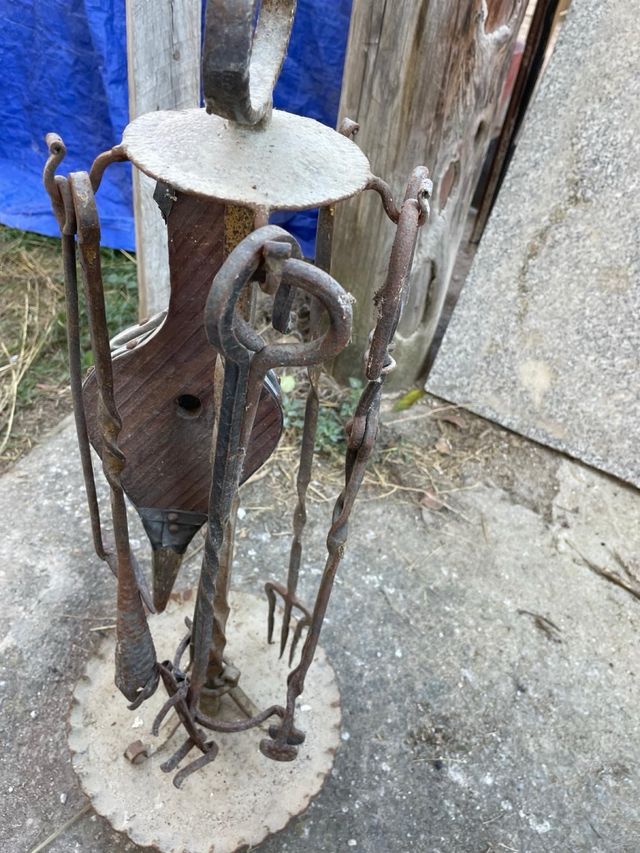 Kit chimenea antiguo metal