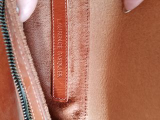 Borsa Laurence Pasquier vera pelle marrone