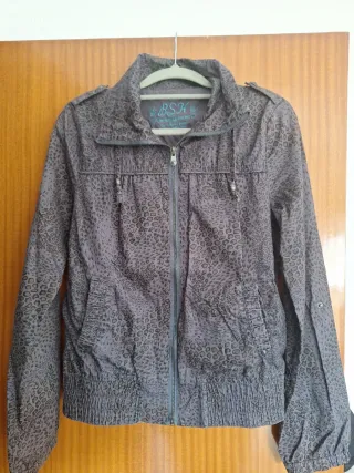 Chaqueta BSK Estampado Leopardo Talla M