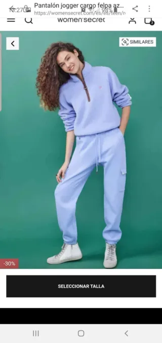 Conjunto chándal Women'secret talla S-M