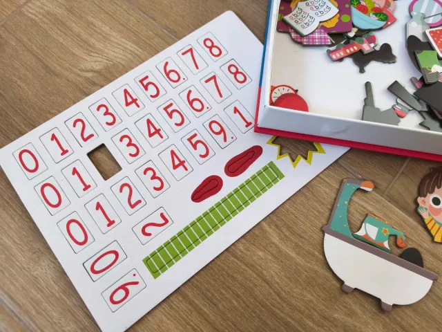 Juego de imanes Mundo Diver: Rutinas