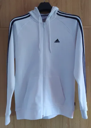 Sudadera Adidas Blanca Talla S