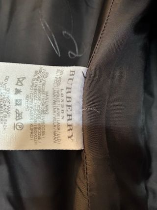 Abrigo Burberry Mujer Gris Estampado