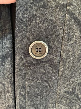 Abrigo Burberry Mujer Gris Estampado