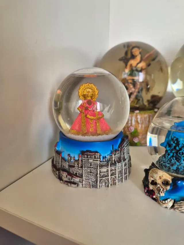 Lote de 12 Bolas de Nieve Coleccionables