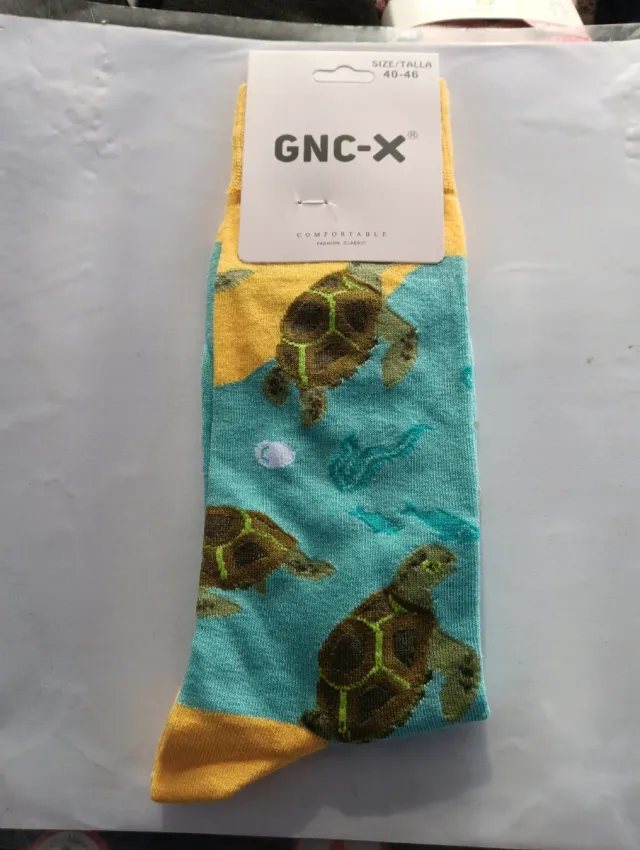 Calcetines GNC-X Tortugas Talla 40-46