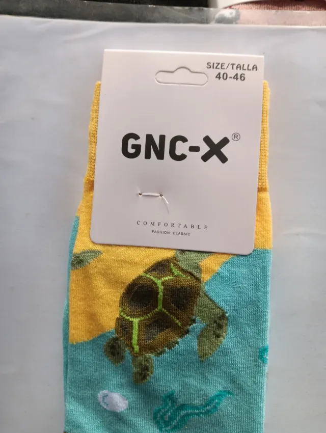 Calcetines GNC-X Tortugas Talla 40-46
