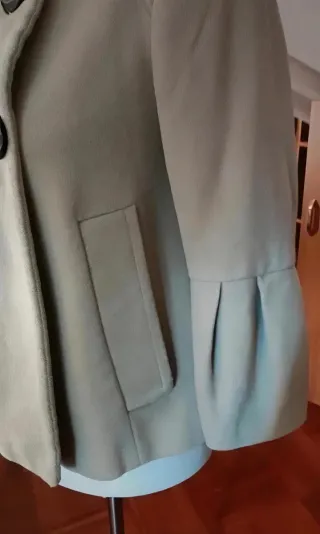 Zara Trench Corto Donna Panna Taglia S