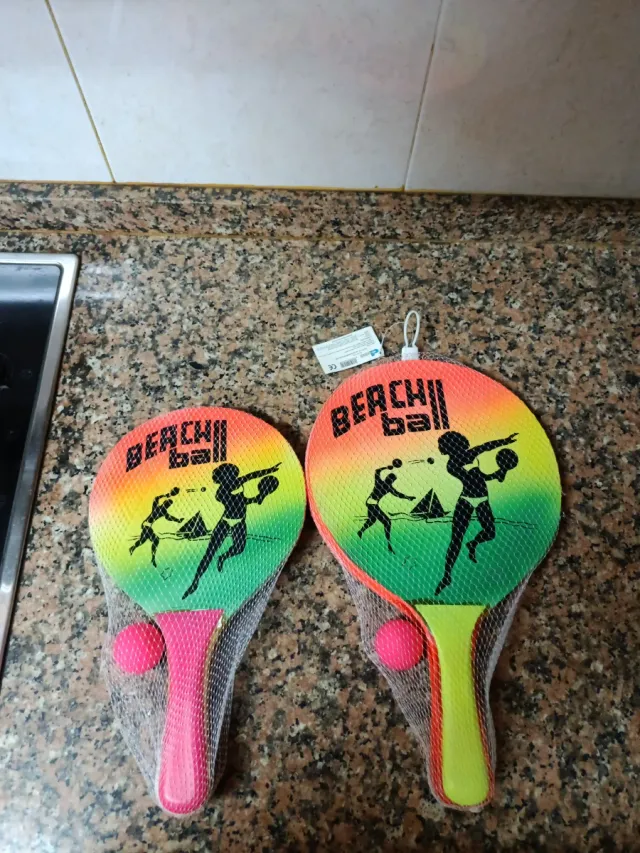 Palas de playa con pelotas (37 packs)