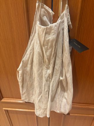 Top Massimo Dutti crudo Talla M
