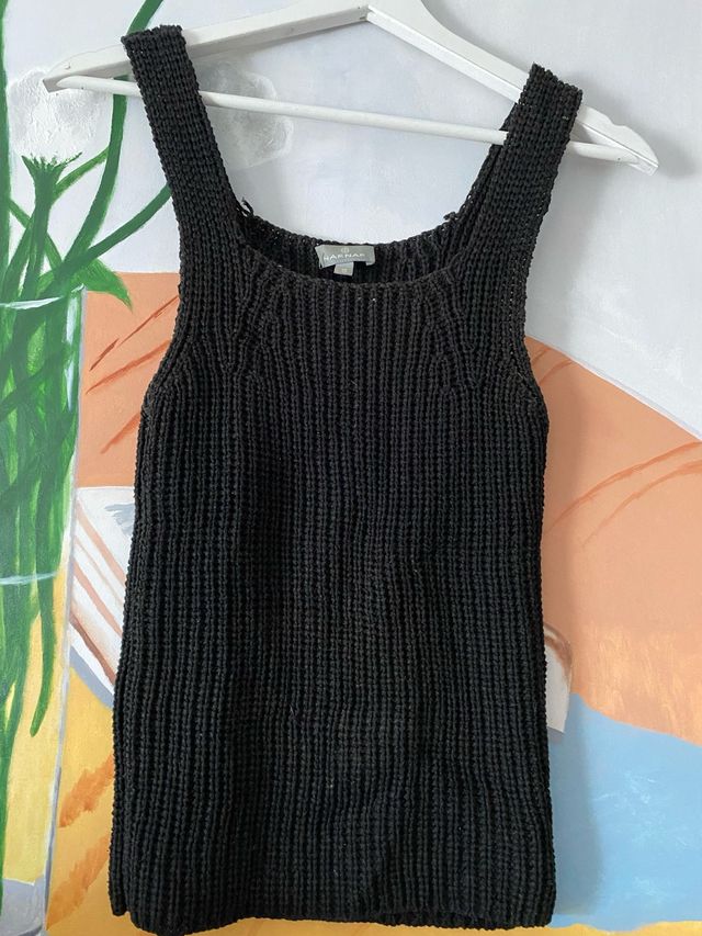 Top tirantes Naf Naf negro