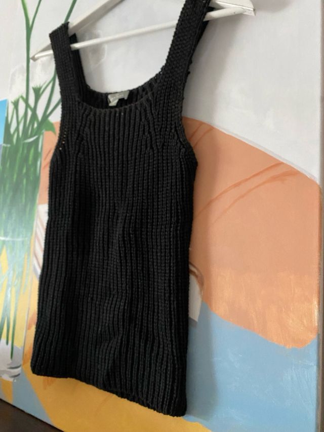 Top tirantes Naf Naf negro