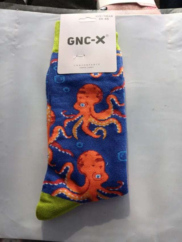 Calcetines GNC-X Pulpos Algodón Talla 40-46