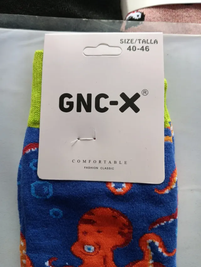 Calcetines GNC-X Pulpos Algodón Talla 40-46