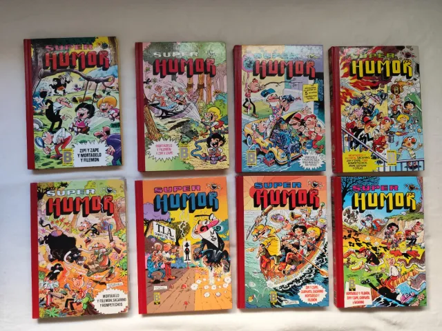 Lote 8 Cómics Super Humor Mortadelo y Filemón