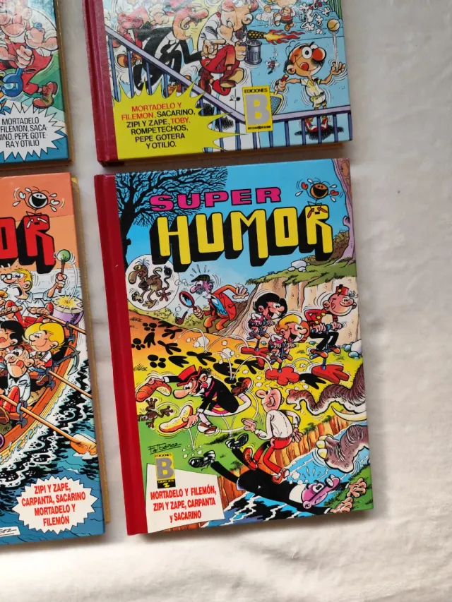 Lote 8 Cómics Super Humor Mortadelo y Filemón